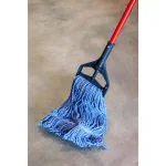 Kleen Handler Heavy Duty Commercial Universal Looped End Cotton Blend String Mop Head Refill, Blue thumbnail 2