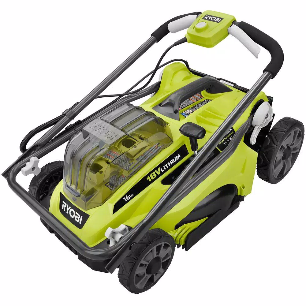 RYOBI ONE+ 18V Cordless 16 in. Walk Behind Push Lawn Mower (Tool Only)