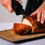 Ovente 17.5 in. Stainless Steel Electric Kitchen Knife with Sheath and Safety Button thumbnail 9