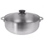 Home Basics 14.25 in. Aluminum Caldero with Glass Lid, 7 qt. Multi-Pot thumbnail 1