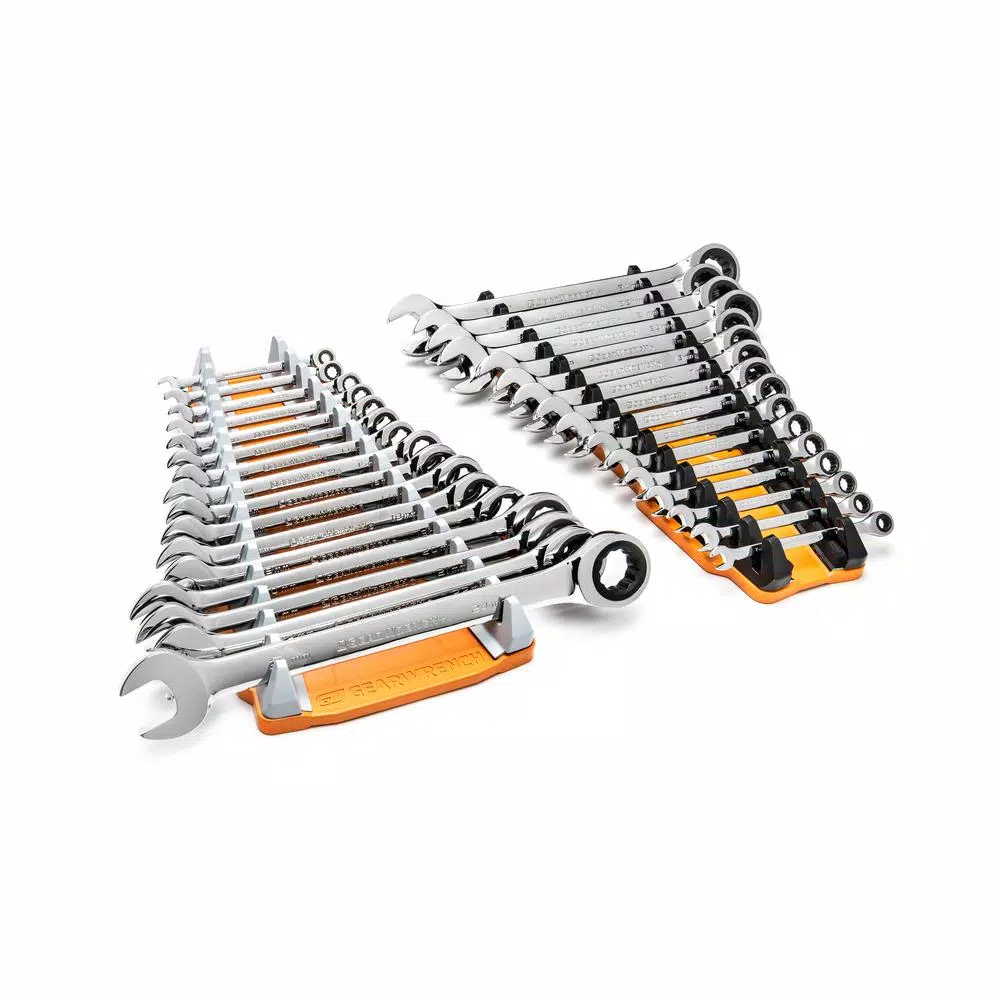 GearWrench 16-Tool Reversible Wrench Rack, 2-Pack
