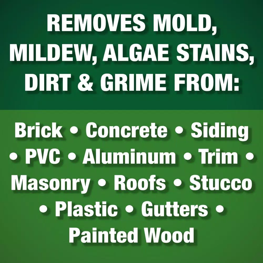 Mold Armor E-Z House Wash 1 Gal. Mold and Mildew Remover, Bleach-Based Outdoor Cleaner