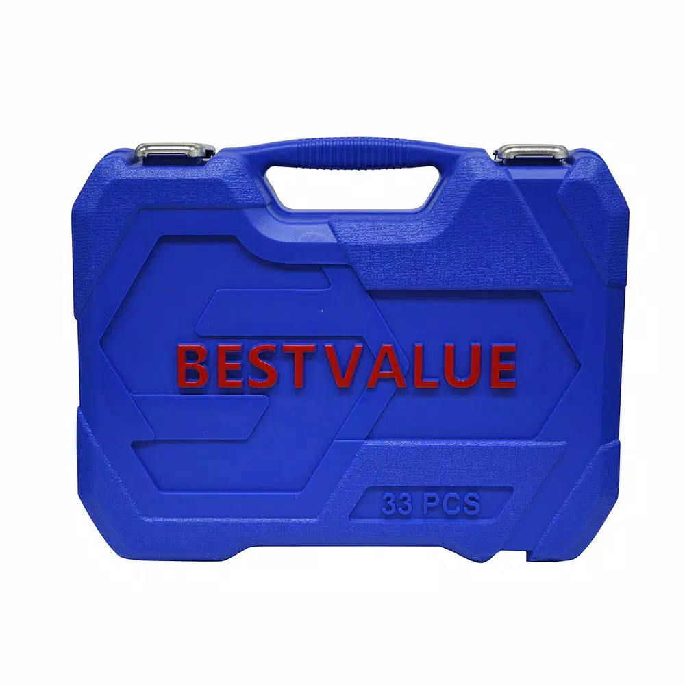 Best Value 1/2 in. Drive Metric Socket Set, 33-Piece
