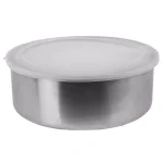 Unbranded Brushed Stainless Steel Food Storage Container Set, 5-Piece Silver Set thumbnail 5