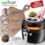 NutriChef 6.8 Qt Air Fryer Countertop Convection Oven with Digital LCD Display thumbnail 3