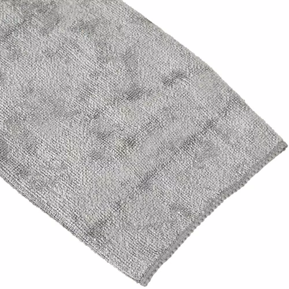 Quickie Stainless Steel Microfiber Cleaning Cloth, Gray