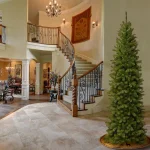 National Tree Company North Valley 9 ft. Spruce Pencil Slim Artificial Christmas Tree, Unlit, Green thumbnail 2