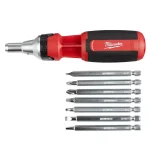 Milwaukee 2-Piece Multi-Bit Screwdriver Set: 9-in-1 Ratcheting & 8-in-1 Compact Drivers thumbnail 8