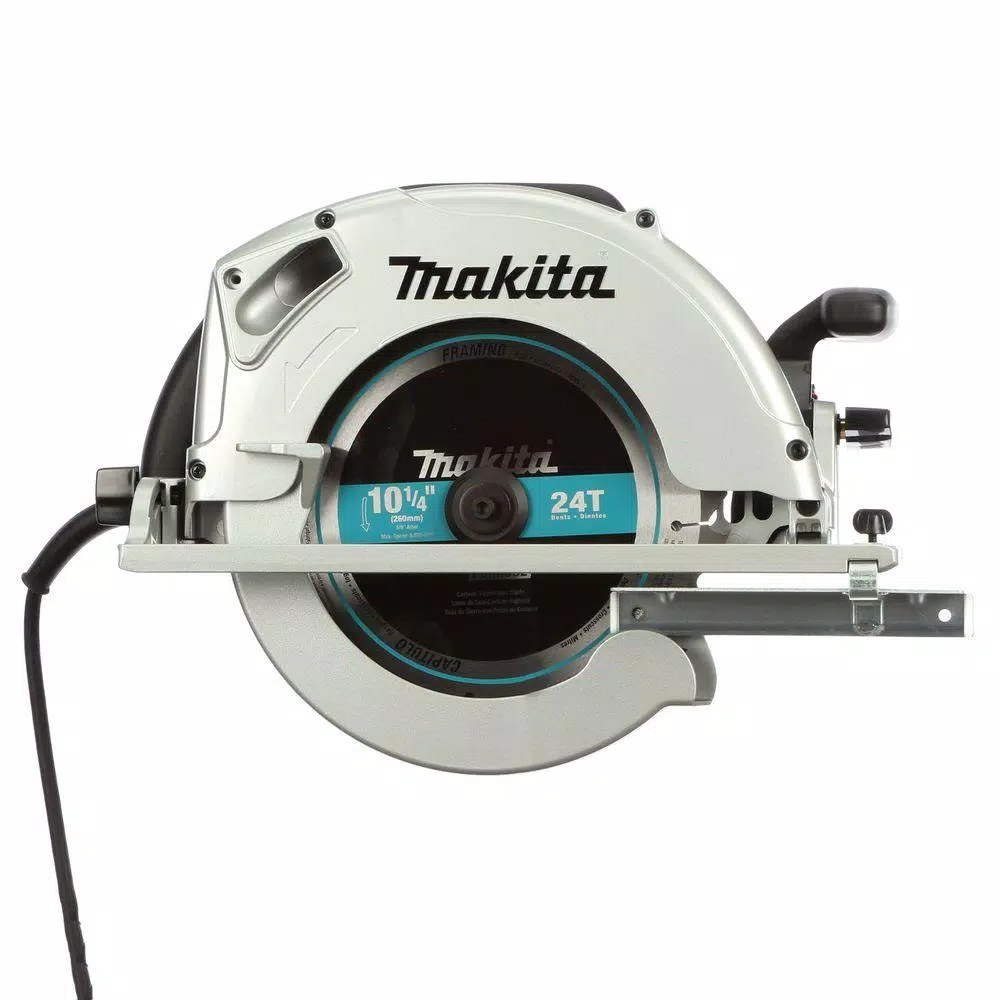 Makita 10-1/4 in. 14 Amp Corded Circular Saw with Electric Brake and 24T Carbide Blade