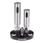 KALORIK Stainless Steel Electric Wine Opener and Preserver Set thumbnail 2