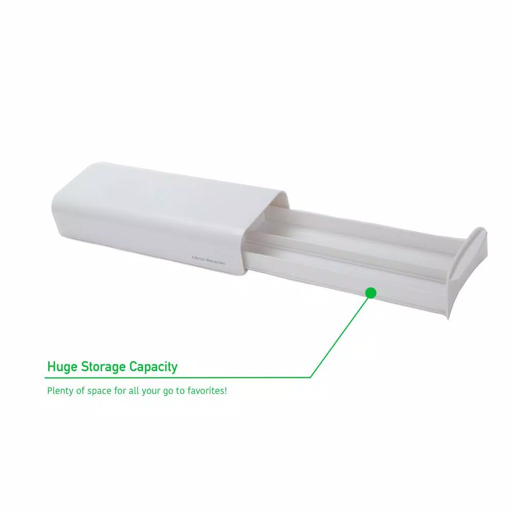 Mind Reader Single Serve Coffee Pod Holder - 12-14 Capacity Storage Drawer, White