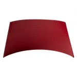 Glitzhome 26 in. Red Hammered Metal Tree Collar - Rustic Christmas Decor thumbnail 6
