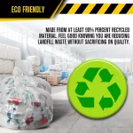 Ultrasac 45-Gallon Clear Heavy Duty Recycling Bags, 1.1 Mil Thick, 100-Count thumbnail 5