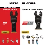 Milwaukee 1-1/8 in. Titanium Bi-Metal Universal Fit Oscillating Multi-Tool Blade thumbnail 5