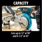 Makita 10 in. 13 Amp Sliding Compound Miter Saw thumbnail 9