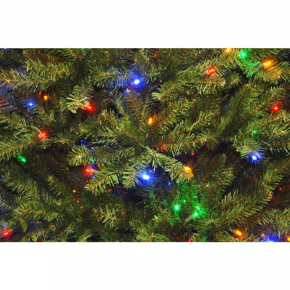 National Tree Company 12 ft. Dunhill Fir Artificial Christmas Tree with Dual Color LED Lights and PowerConnect System