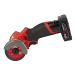 Milwaukee M12 FUEL 12V Brushless 3 in. Cordless Cut Off Saw Kit with 4.0 Ah Battery, Charger, and Bag thumbnail 10