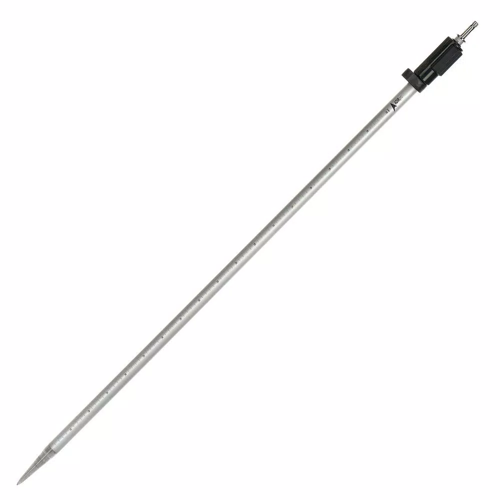 AdirPro 7 ft. Aluminum Telescoping Reflector Pole with Circular Bubble, Dual Metric & SAE Graduations
