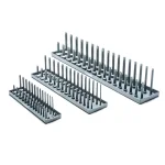 Husky 6-Piece SAE and Metric Socket Rack Set for 1/4 in., 3/8 in., and 1/2 in. Drives thumbnail 8