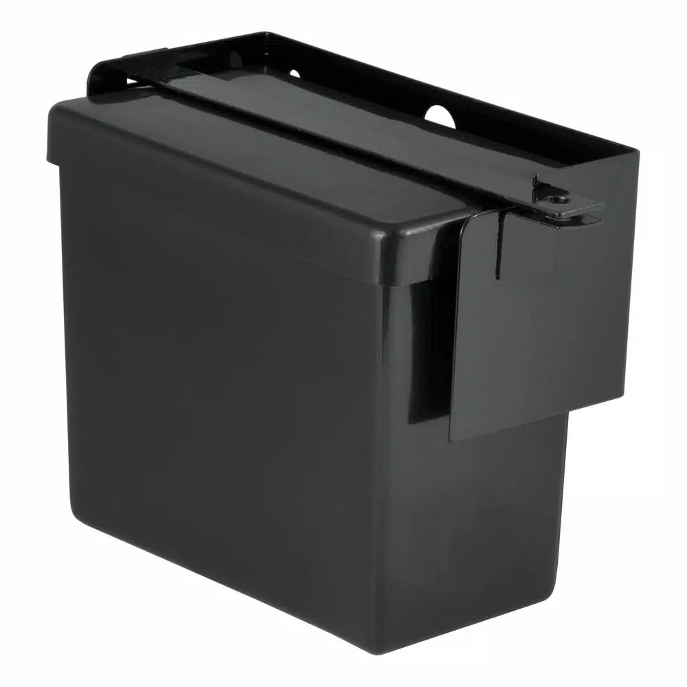 CURT Breakaway Battery Case with Lockable Metal Bar, 5-7/8" x 5-3/8" x 3-1/2"