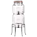 Kilner Stackable Glass Beverage Dispenser Set with Taps and Stand thumbnail 1