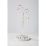Tripar International, Inc 4-Hook White Metal Mug Tree Stand for Kitchen Countertop thumbnail 2