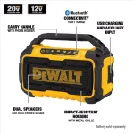 DEWALT 20V MAX Bluetooth Jobsite Speaker Kit with 3.0 Ah Battery and Charger thumbnail 3