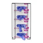 Alpine Industries Quad Capacity Wire Wall Mount Glove Box Dispenser, Black thumbnail 4