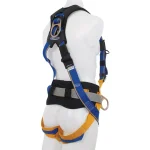 Werner Blue Armor 2000 Construction Harness with 3 D-Rings and Removable Work Belt, Small, Blue thumbnail 9