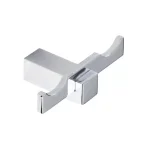 Italia Sorrento Double Robe Hook in Polished Chrome thumbnail 1