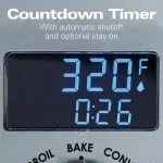 Hamilton Beach Professional 1500W Digital Toaster Oven with Temperature Probe, 6-Slice, Stainless Steel thumbnail 3