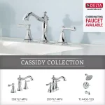 Delta Cassidy 24 in. Double Towel Bar in Polished Chrome thumbnail 4