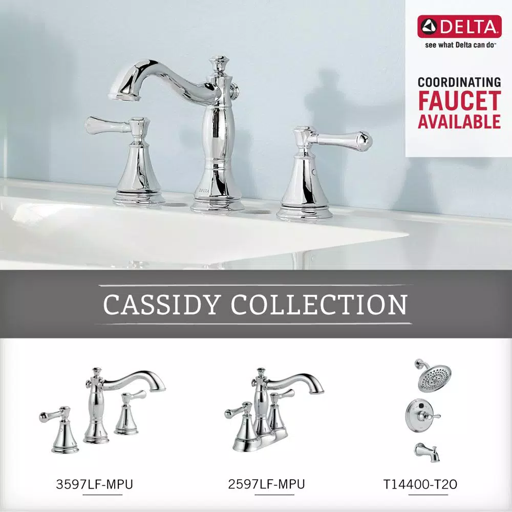Delta Cassidy 24 in. Double Towel Bar in Polished Chrome