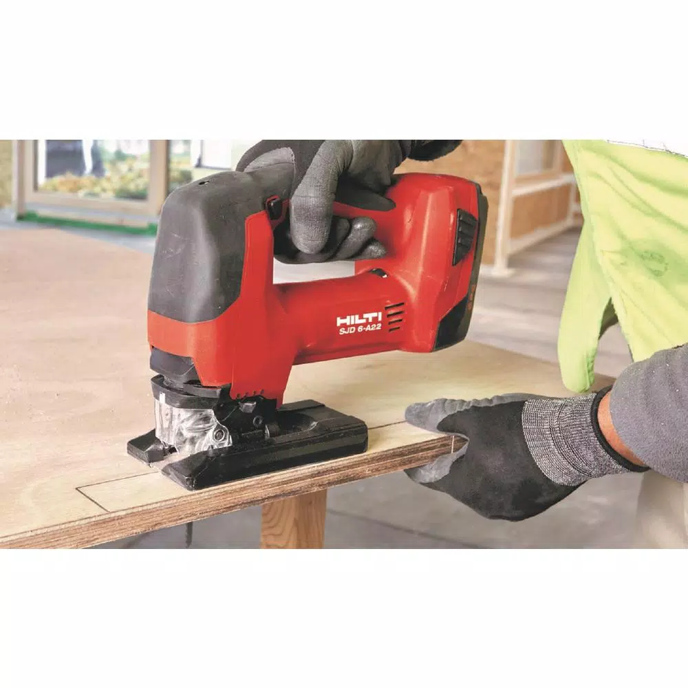 Hilti 3 in. 6 TPI Bi-Metal T-Shank Premium Jig Saw Blades for Wood Cutting (5-Pack)