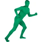 Unbranded Capital Costumes Adult Spandex Second Skin Full Bodysuit Halloween Costume - Green thumbnail 4