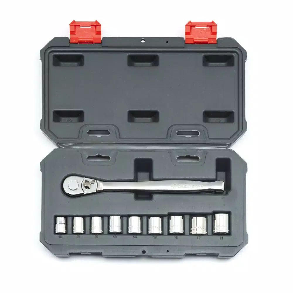 Crescent 10-Piece 3/8 in. Drive Metric Ratchet and Socket Set
