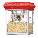 Great Northern Popcorn Machine - 4 oz. Red Stainless Steel Countertop Popper thumbnail 8