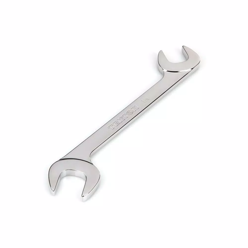 TEKTON 1 in. Angle Head Open End Wrench, 60° Offset
