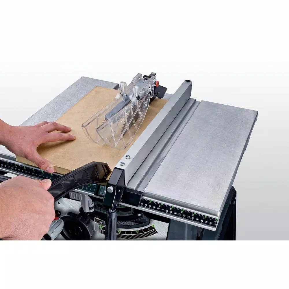 Genesis GTS10SB 10 in. Table Saw with 15 Amp Motor, Self-Aligning Rip Fence and Heavy-Duty Metal Stand