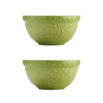 Mason Cash In The Forest Hedgehog Green Earthenware Mixing Bowl Set of 2 thumbnail 1