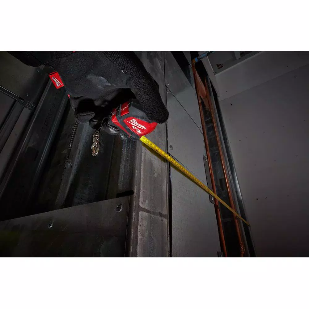 Milwaukee 10 ft. Keychain Tape Measure with LED Light and Magnetic Back