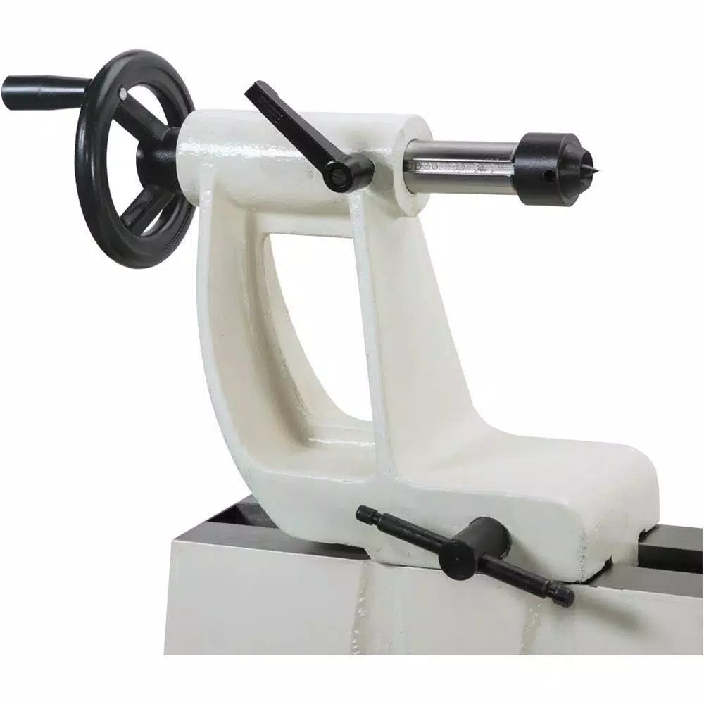 Shop Fox 16 in. x 46 in. 2 HP Wood Lathe with Stand and Digital Tachometer, 110-Volt