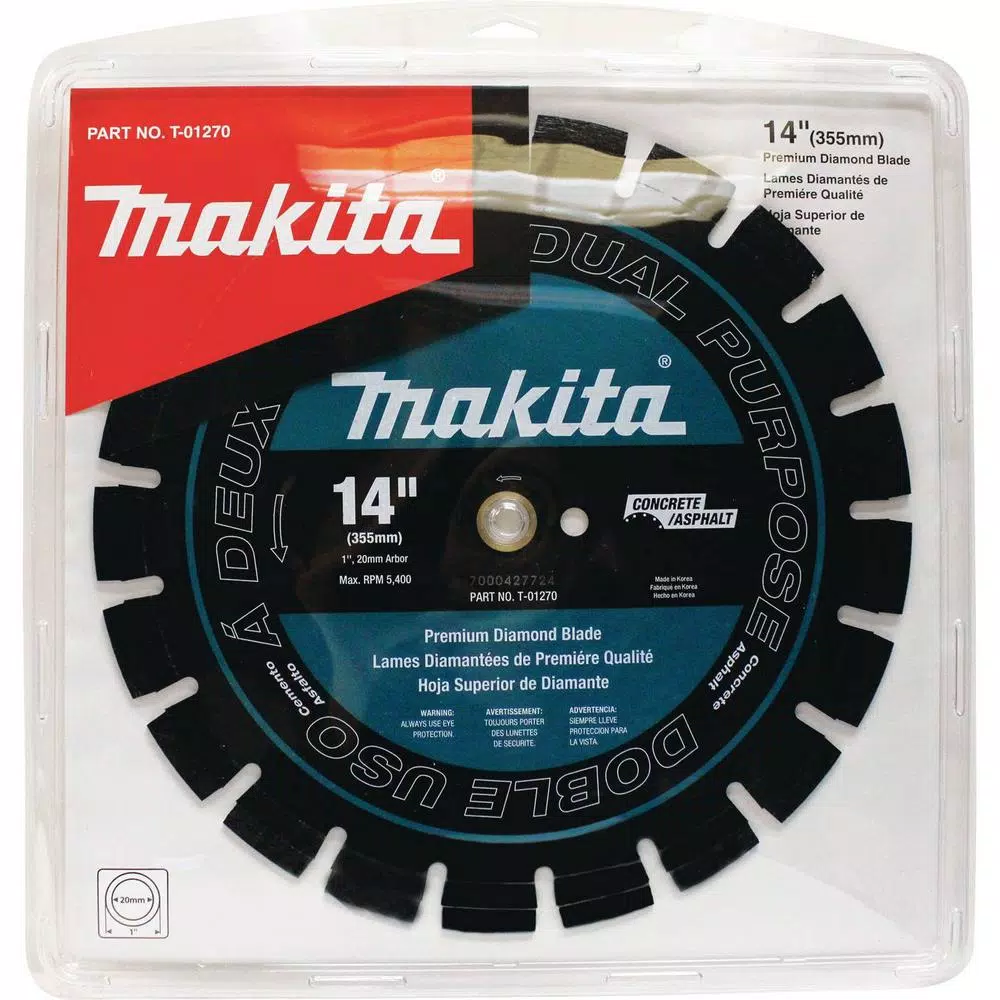 Makita 14 in. 61cc Gas Power Cutter with Bonus Diamond Blade - EK6101