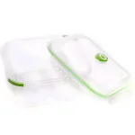 Ozeri INSTAVAC Green Earth 8-Piece Food Storage Container Set with Vacuum Seal and Locking Lids thumbnail 6