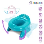 Babyloo 2-in-1 Portable Travel Potty for Toddlers - Blue thumbnail 6