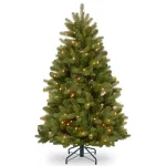 National Tree Company 4.5 ft. Newberry Spruce Feel Real® Artificial Christmas Tree with 450 Dual Color LED Lights thumbnail 1
