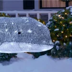 Home Accents Holiday 3.5 ft LED Dolphin Yard Decoration with 80 White Lights thumbnail 4