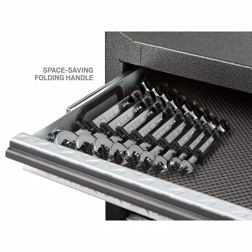 TEKTON 9-Piece Ratcheting Combination Wrench Set, 1/4 in. to 3/4 in.