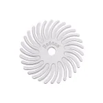 Dedeco Sunburst Radial Discs 400-Grit Fine 1/8 in. Arbor Rotary Cleaning and Polishing Tool (12-Pack) thumbnail 1