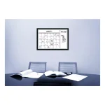 Amanti Art Grey Chevron Framed Glass Dry Erase Calendar Board, 38 x 26 in. thumbnail 5